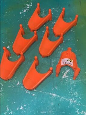 Kids Orange Chair Leg Covers - Pack of 7